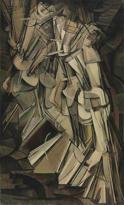 マルセル・デュシャン『階段を降りる裸体 No.2』(1912)