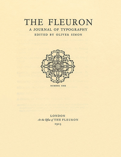 The fleuron